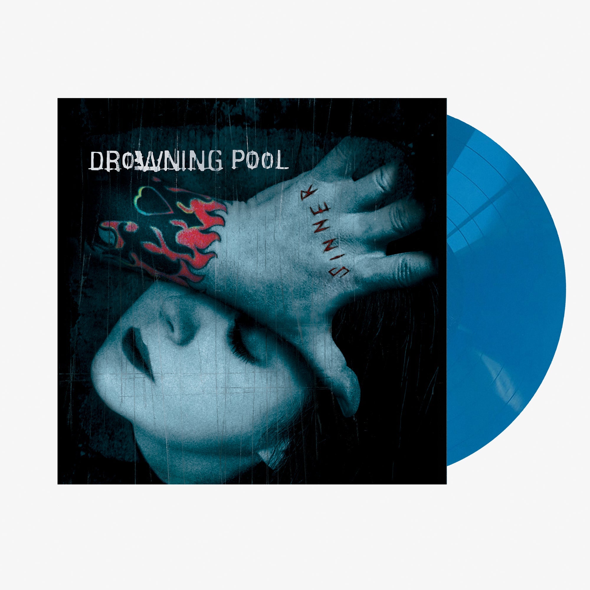 DROWNING POOL ‘SINNER’ LP – EXCLUSIVE - LTD. 500 - TURQUOISE BLUE