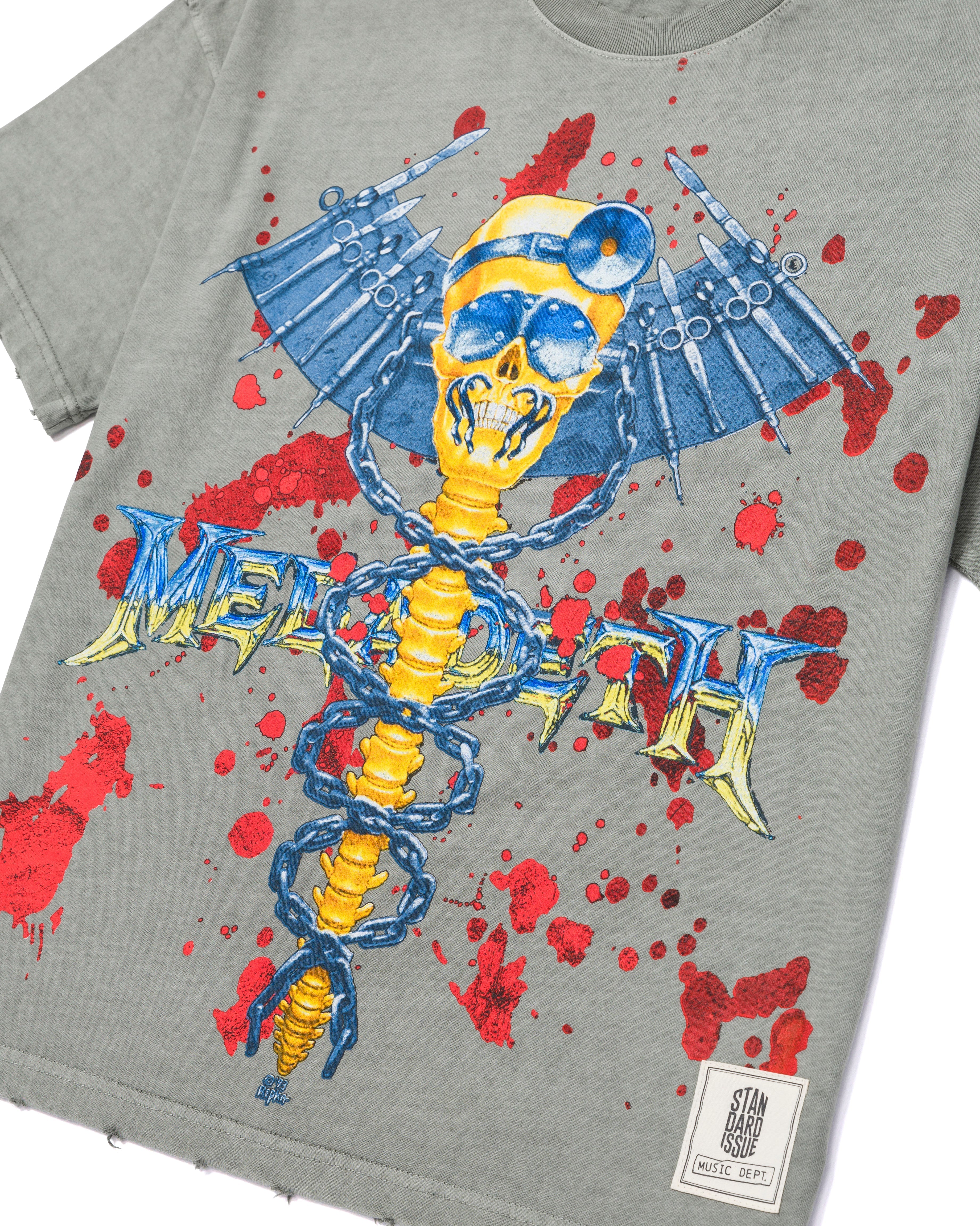 MEGADETH 'DR VIC' BOXY TEE