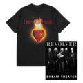 DREAM THEATER X REVOLVER BUNDLE ' WINTER 2024 ISSUE & T-SHIRT - EXCLUSIVE - LTD.