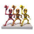 GRATEFUL DEAD SKELETON PINK, ORANGE, YELLOW