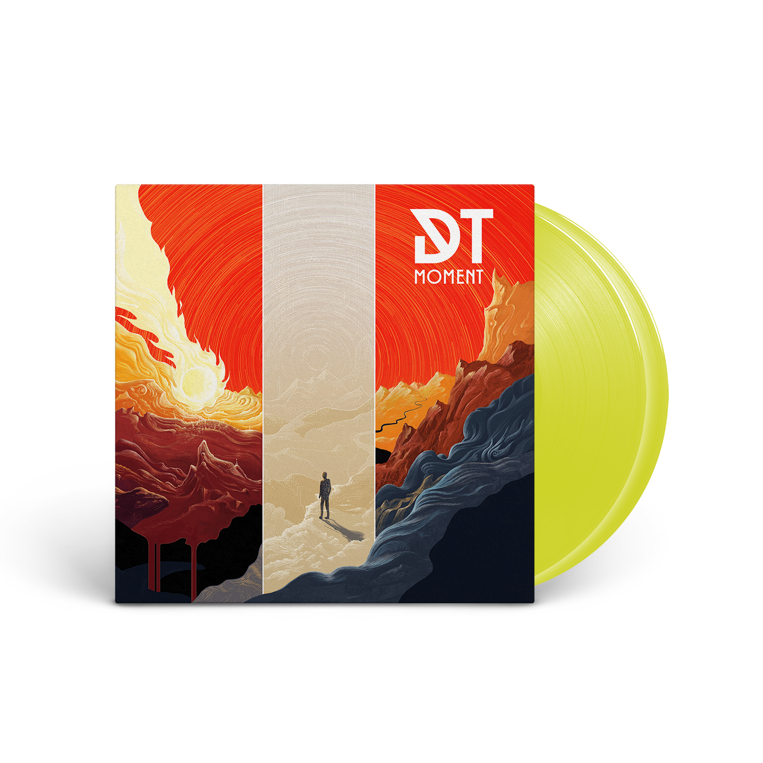 DARK TRANQUILLITY ‘MOMENT’ 2LP - EXCLUSIVE - LTD. 200 - TRANSLUCENT HIGHLIGHTER YELLOW