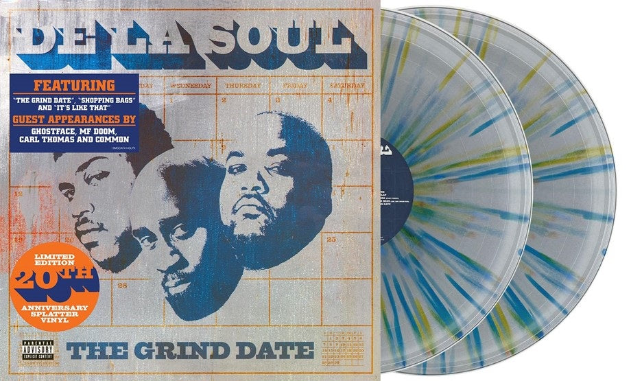 DE LA SOUL 'THE GRIND DATE' 20TH ANNIVERSARY 2LP - SPLATTER