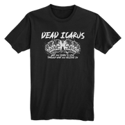 DEAD ICARUS READY TO LIVE BLACK T-SHIRT