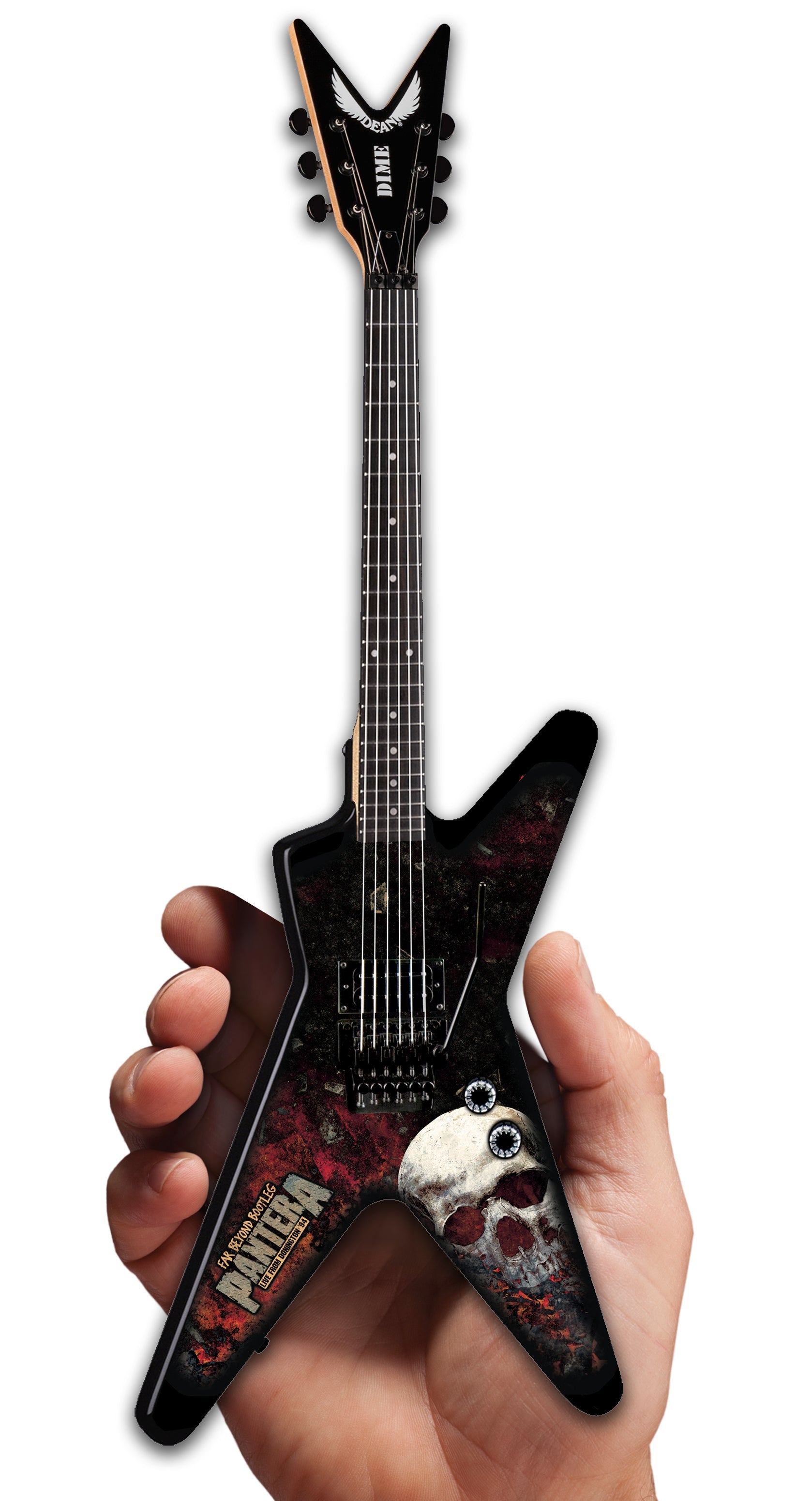PANTERA  - DEAN DIMEBAG - FAR BEYOND BOOTLEG MINI GUITAR – 150 MADE