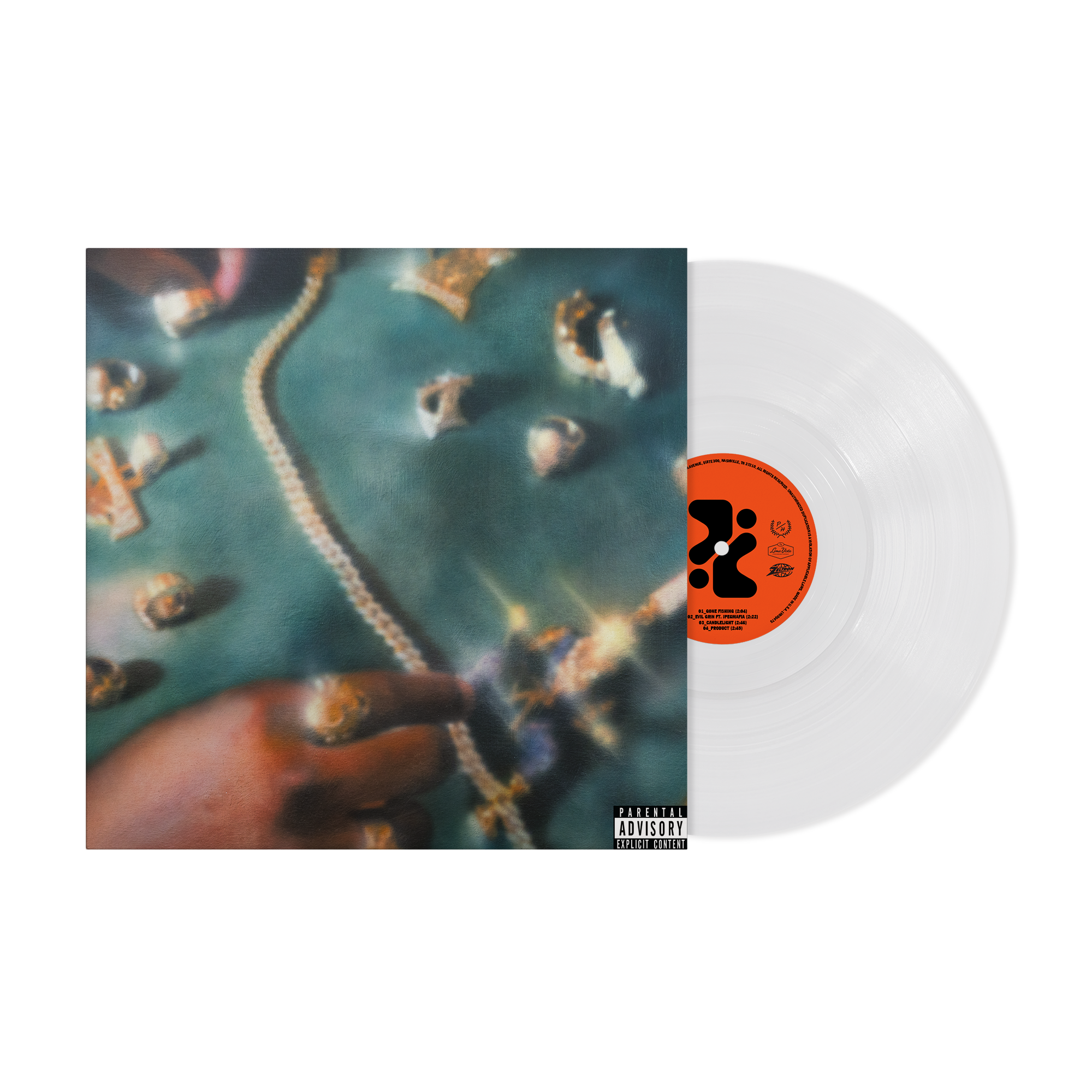 DENZEL CURRY & KENNETH BLUME ‘ii’ LP (ii Clear Vinyl)
