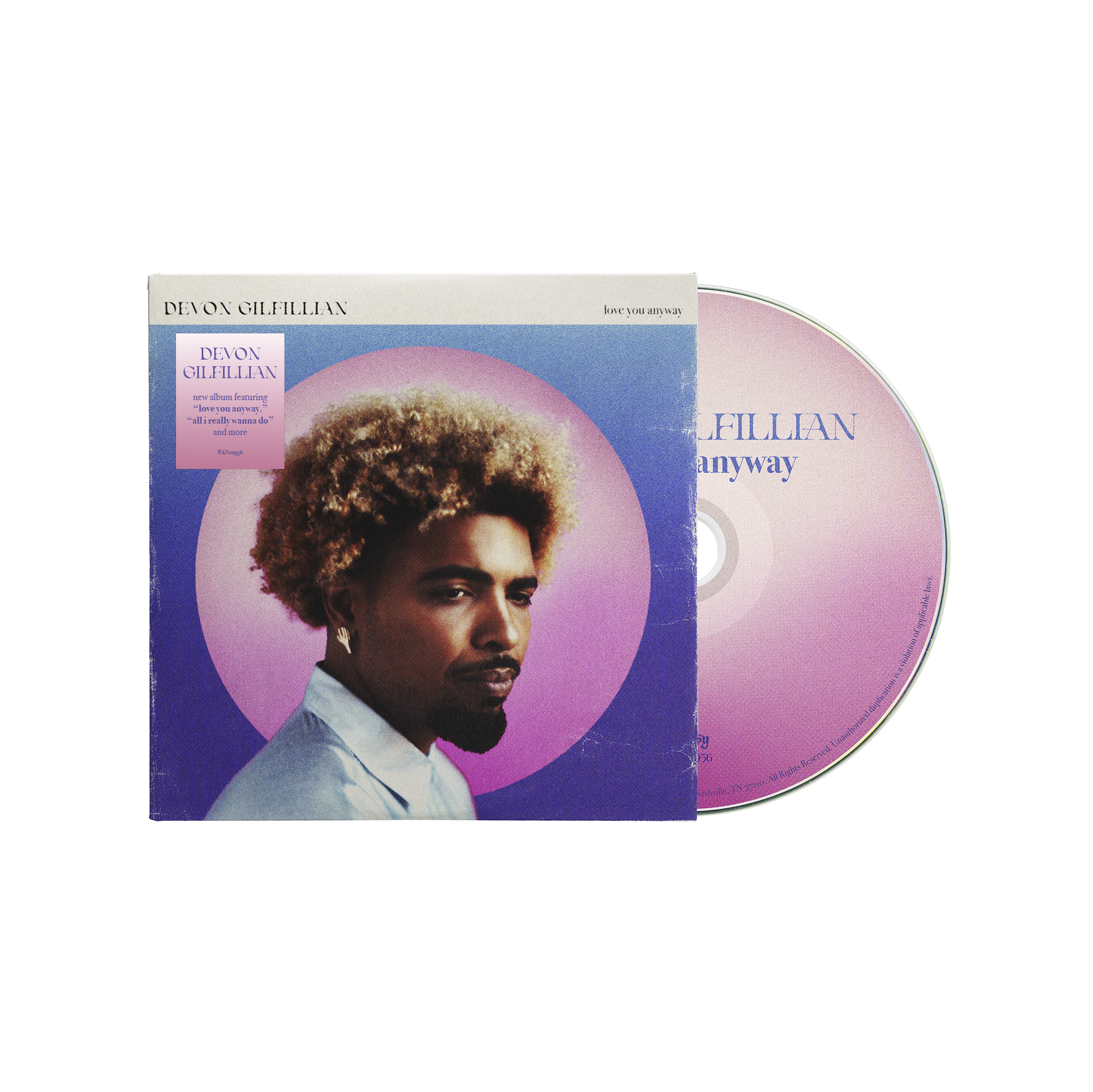 DEVON GILFILLIAN 'LOVE YOU ANYWAY' CD