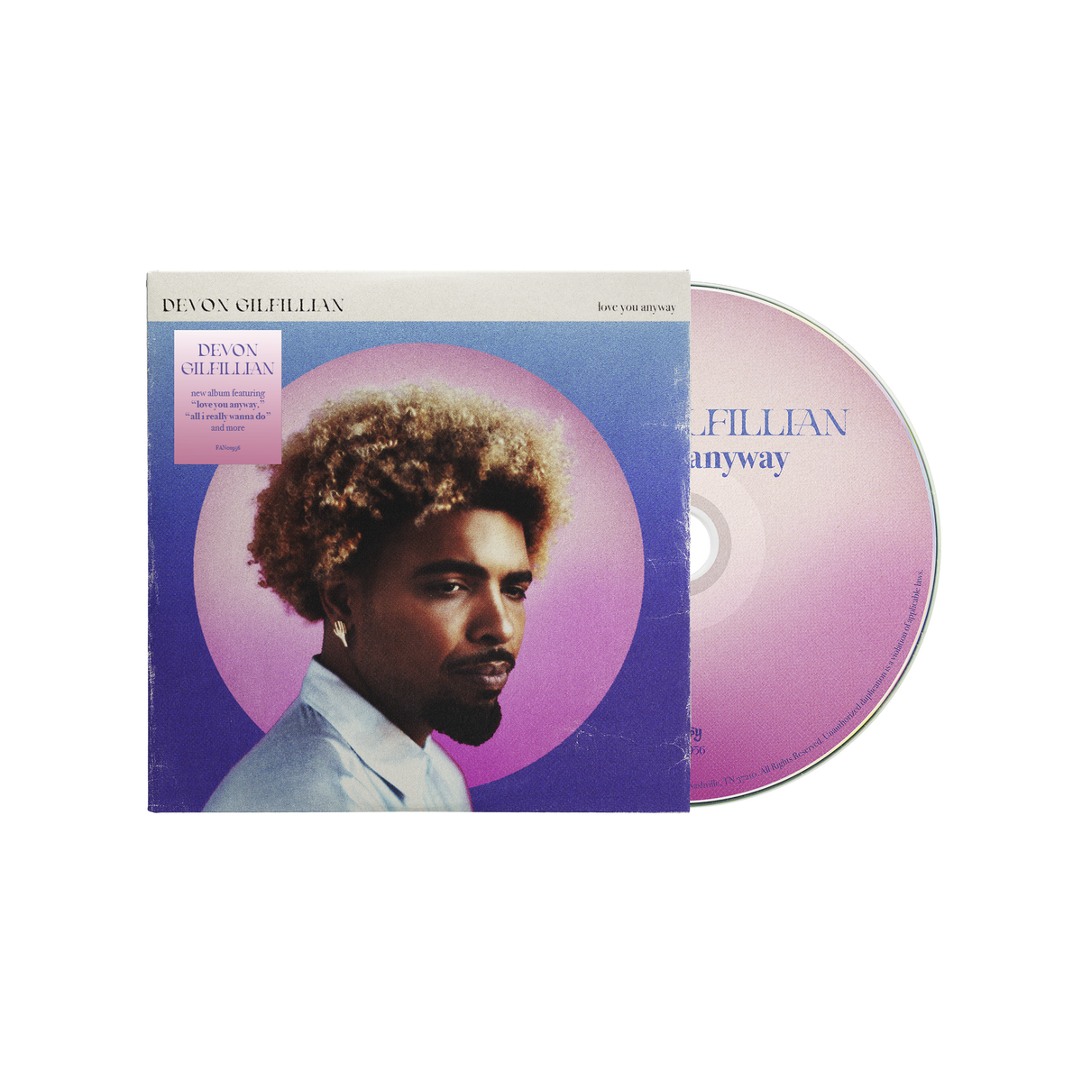 DEVON GILFILLIAN 'LOVE YOU ANYWAY' CD