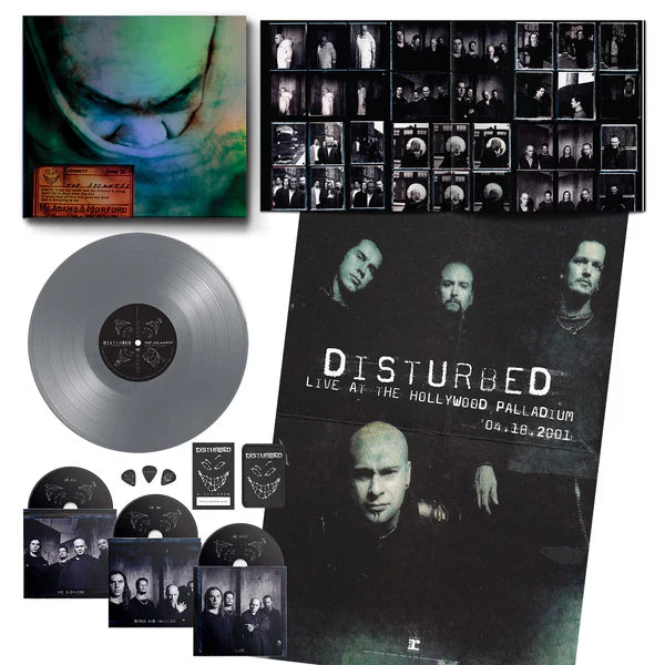 DISTURBED 'THE SICKNESS' DELUXE LP + 3CD BOX SET - 25TH ANNIVERSARY EDITION
