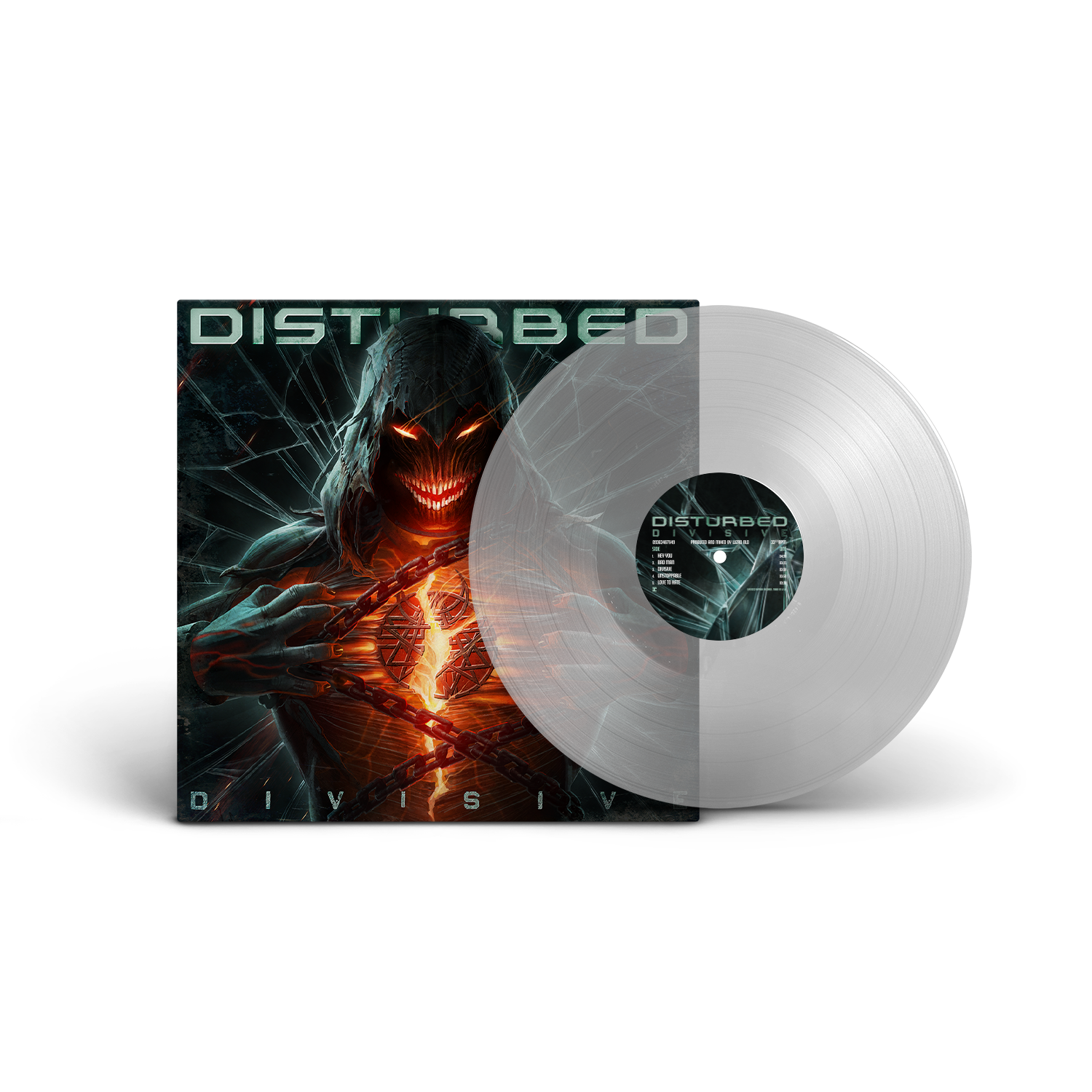 DISTURBED ‘DIVISIVE’ LP - LTD. - CLEAR + REVOLVER WINTER 2022 ISSUE