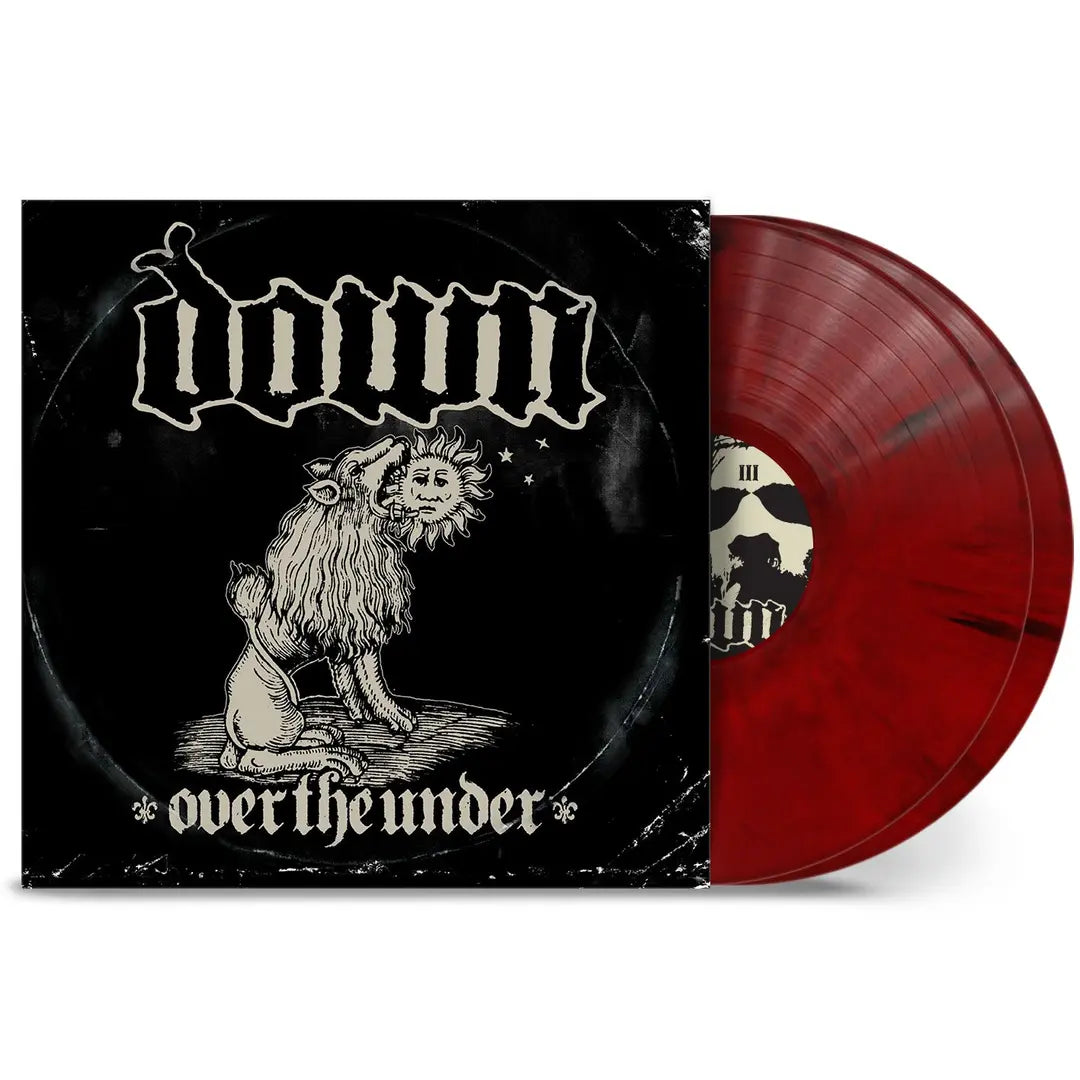 DOWN 'OVER THE UNDER' 2LP - RED/BLACK/MARBLE