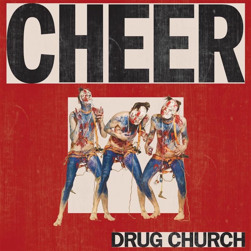 DRUG CHURCH 'CHEER' LP - RED/BONE/BLACK ICE/TRI-STRIPE