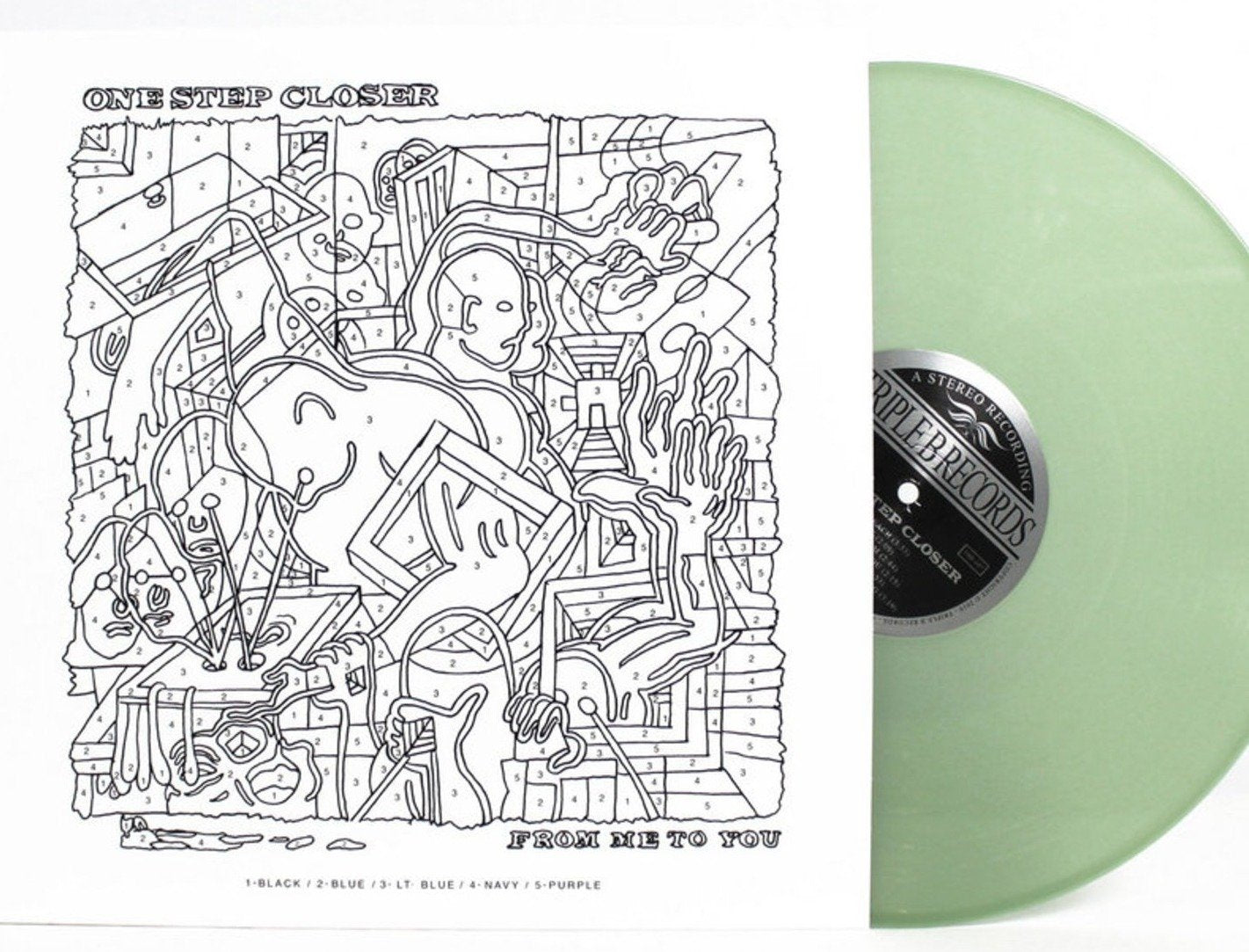 ONE STEP CLOSER ‘FROM ME TO YOU’ 12" EP - COKE BOTTLE CLEAR