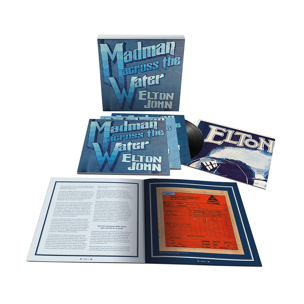 ELTON JOHN 'MADMAN ACROSS THE WATER' 50TH ANNIVERSARY 4LP
