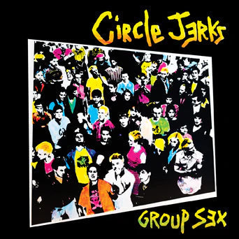 CIRCLE JERKS 'GROUP SEX' 40TH ANNIVERSARY EDITION LP - RED