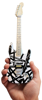 EDDIE VAN HALEN EVH'SHAPES' MINI GUITAR REPLICA COLLECTIBLE - OFFICIALLY LICENSED