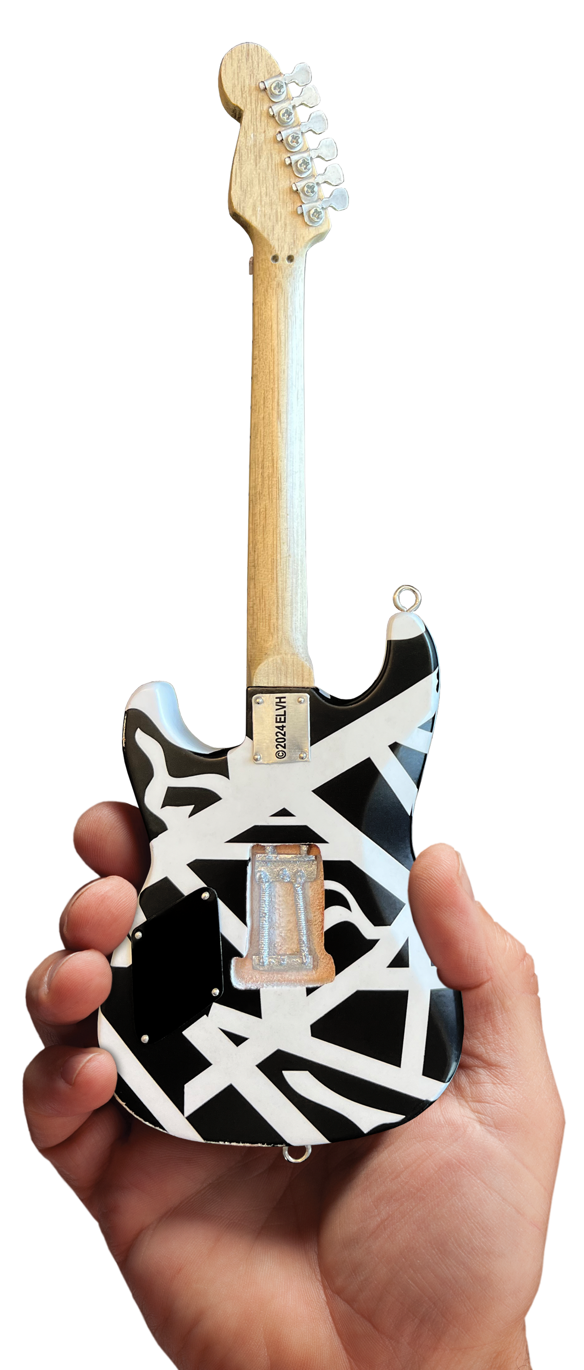 EDDIE VAN HALEN EVH'SHAPES' MINI GUITAR REPLICA COLLECTIBLE - OFFICIALLY LICENSED