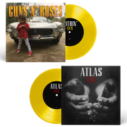 GUNS N' ROSES 'NOTHIN/ATLAS' 7" SINGLE (Limited, Yellow Vinyl)