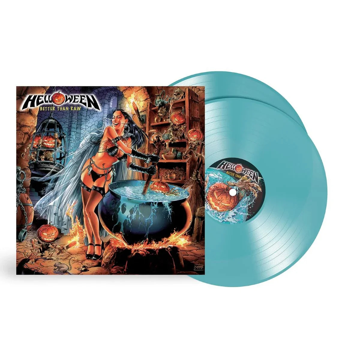 HELLOWEEN 'BETTER THAN RAW' 2LP - TURQUOISE