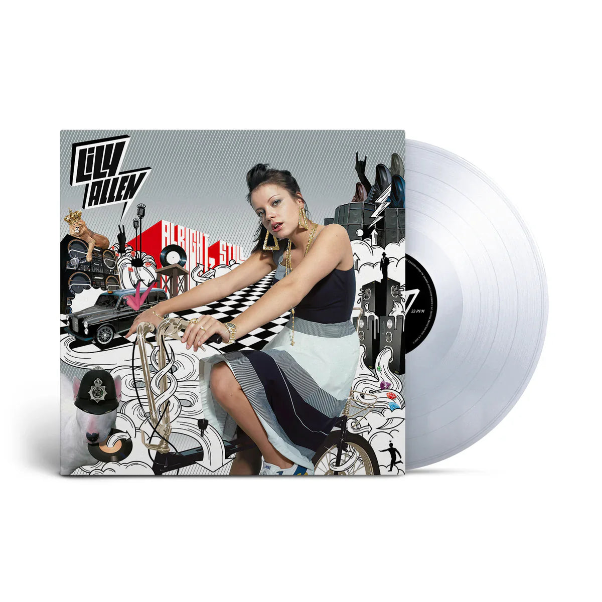 LILY ALLEN 'ALRIGHT, STILL' LP - LTD. - CLEAR