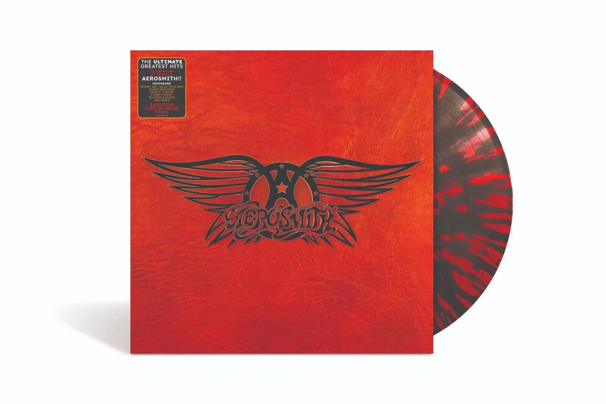 AEROSMITH 'GREATEST HITS' 2LP - BLACK ICE/TRANSLUCENT RED