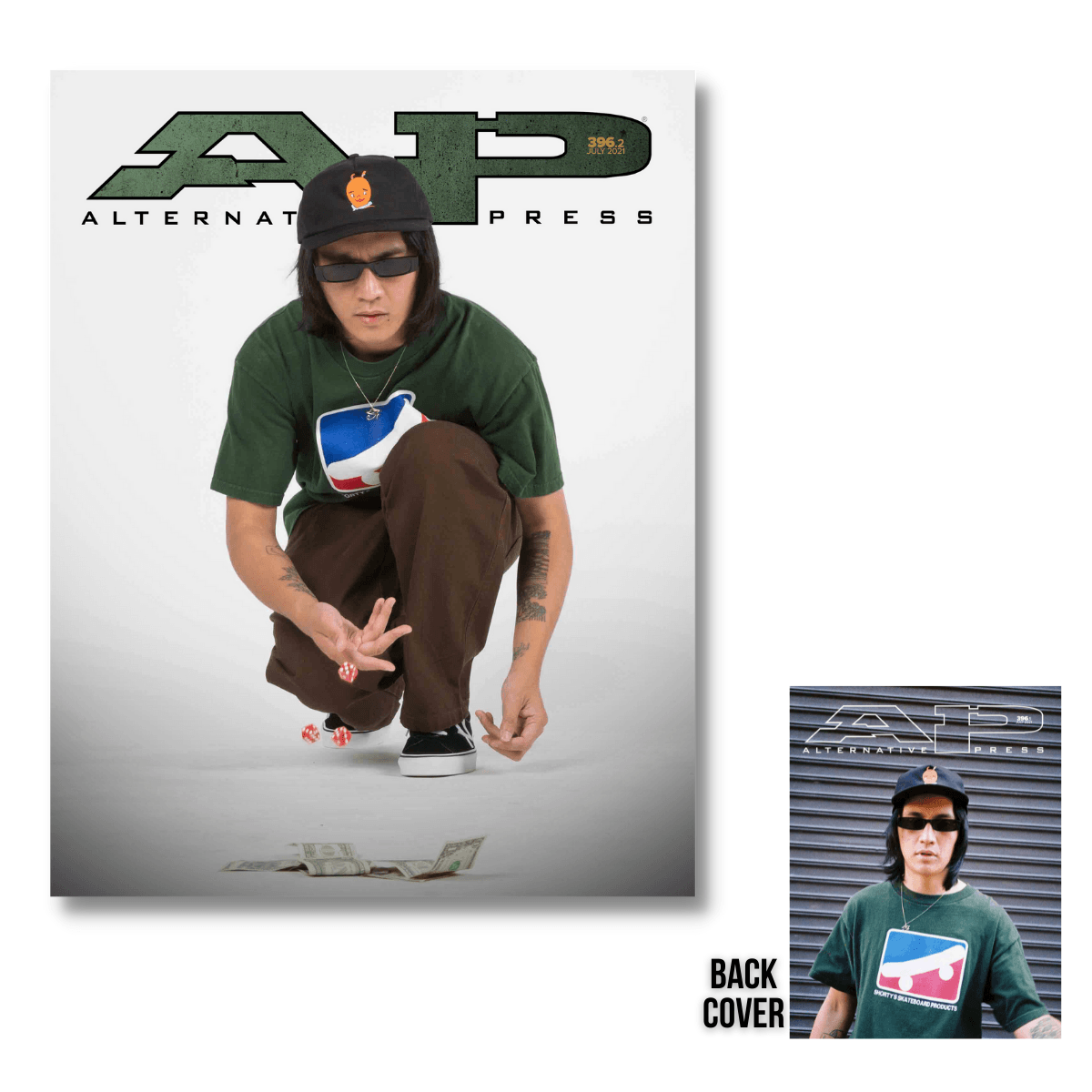 Eyedress - Alternative Press Magazine Issue 396 - July 2021 New Gen Magazine Alternative Press 
