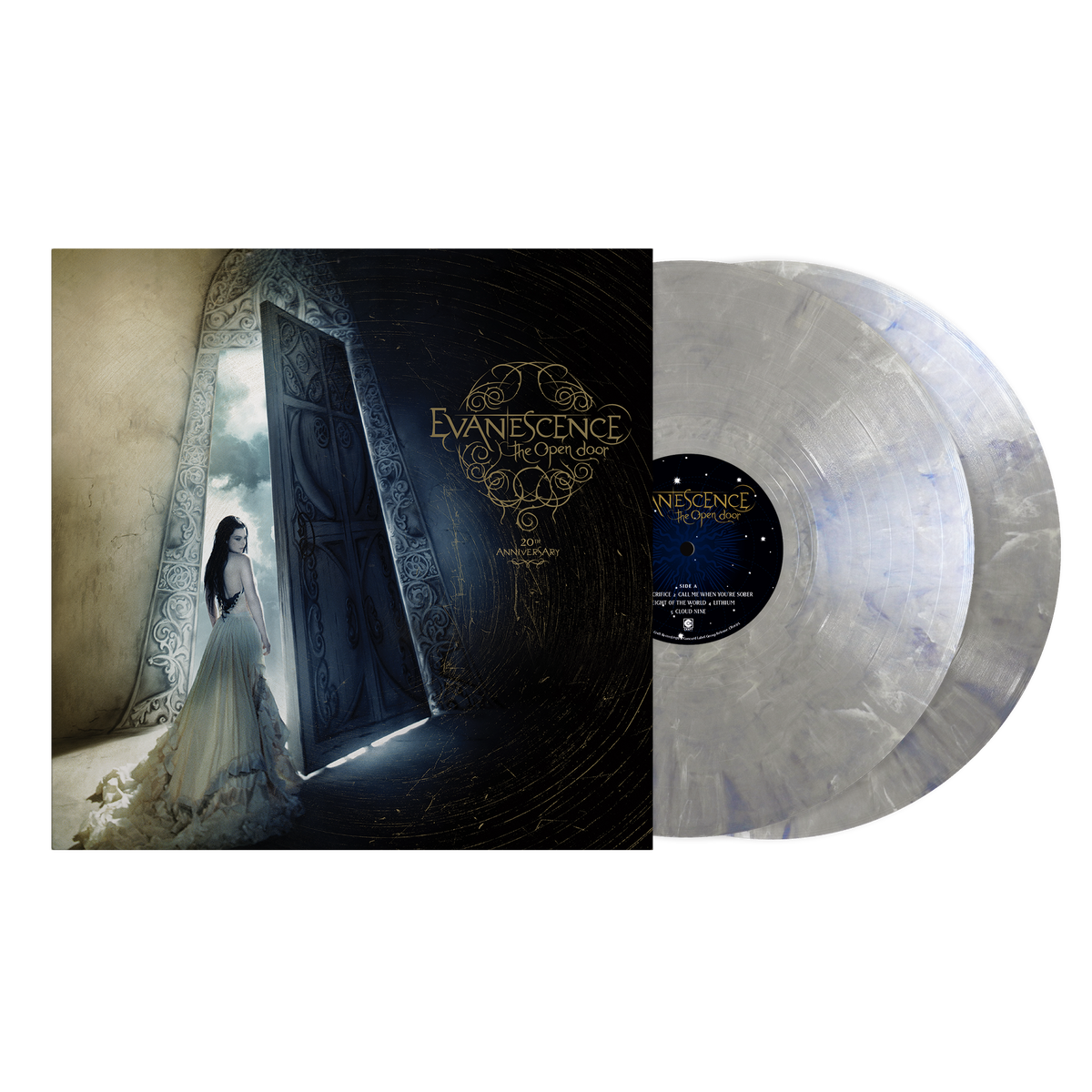 EVANESCENCE ‘THE OPEN DOOR’ 20TH ANNIVERSARY DELUXE 2LP (Exclusive – Limited to 500, Mercury Blend Vinyl)