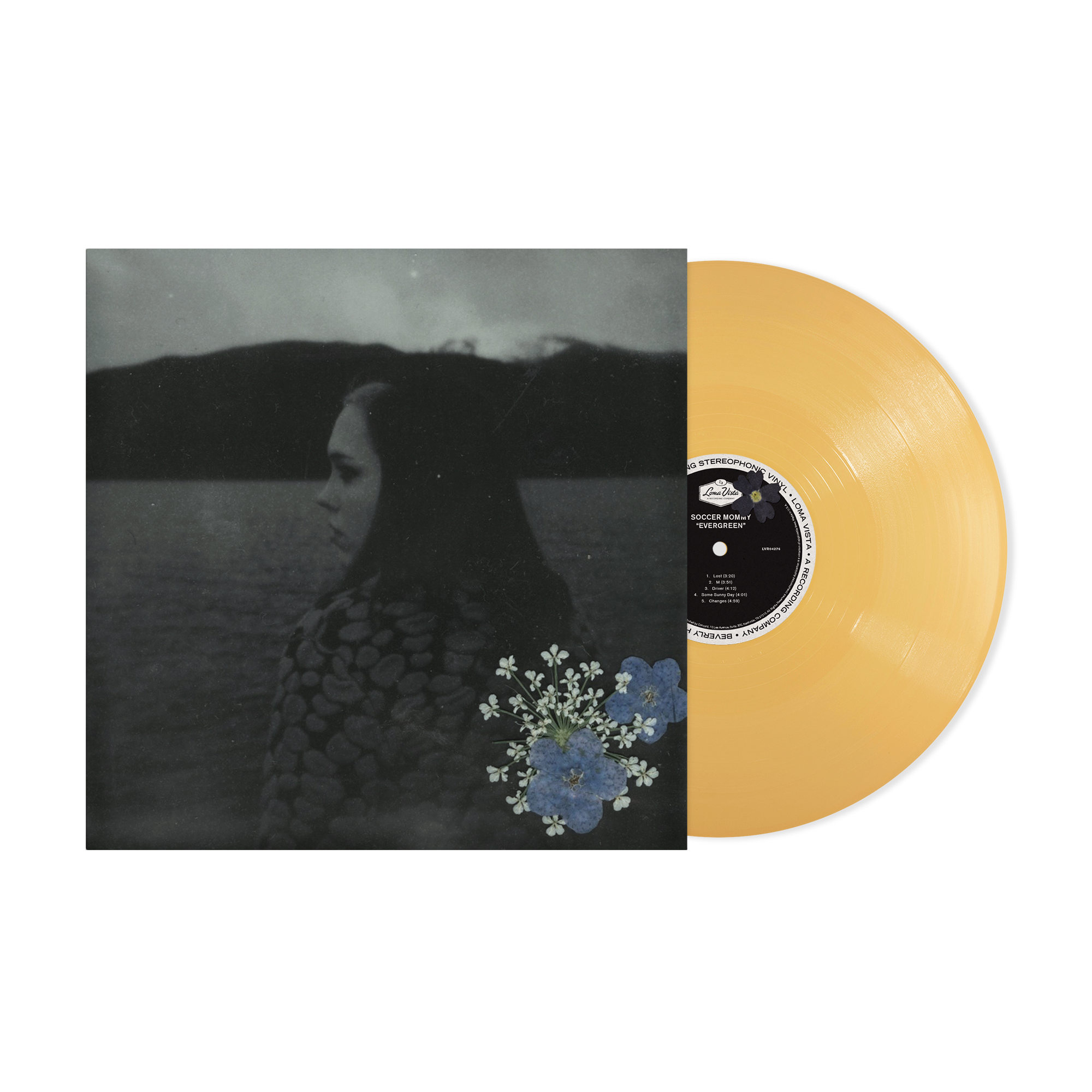 SOCCER MOMMY 'EVERGREEN' LP - EXCLUSIVE - LTD. 300 - OPAQUE CUSTARD