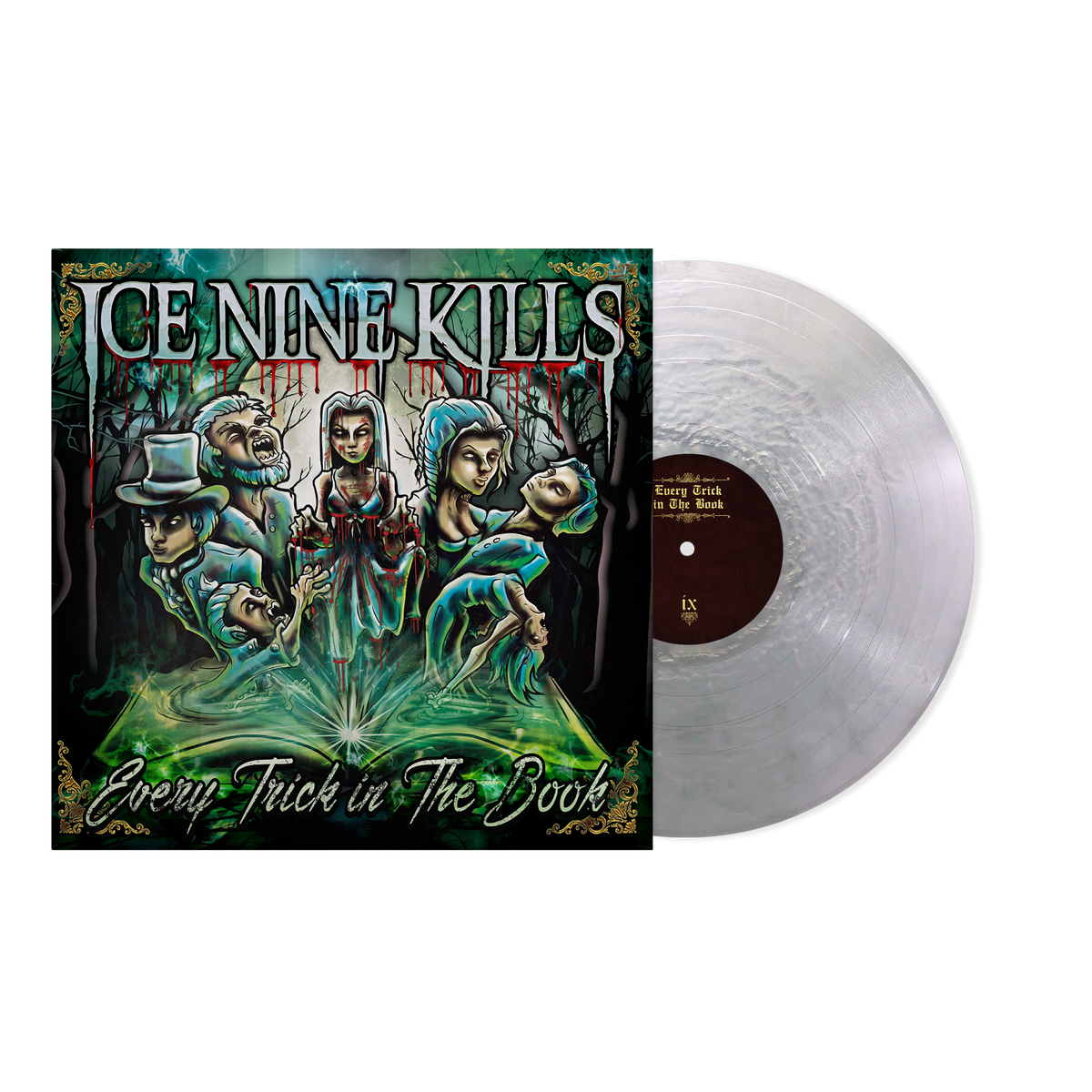 ICE NINE KILLS ‘EVERY TRICK IN THE BOOK’ LP - EXCLUSIVE - LTD. 500 - METALLIC SILVER