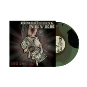 REMEMBERING NEVER ‘GOD SAVE US’ LP (Exclusive – Limited to 250, Gold/Olive/Black Vinyl)