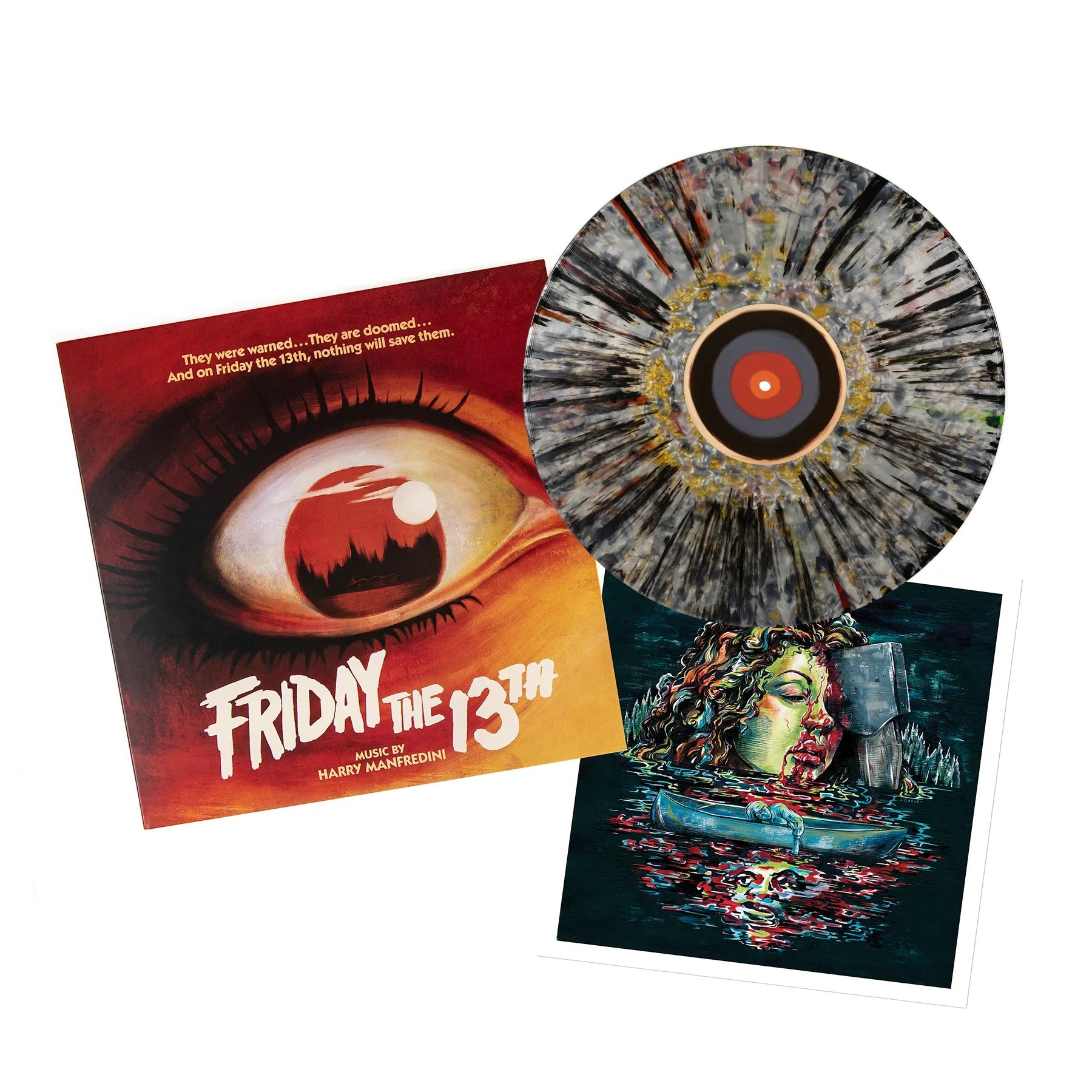 'FRIDAY THE 13TH' MUSIC FROM THE MOTION PICTURE LP - COLOR