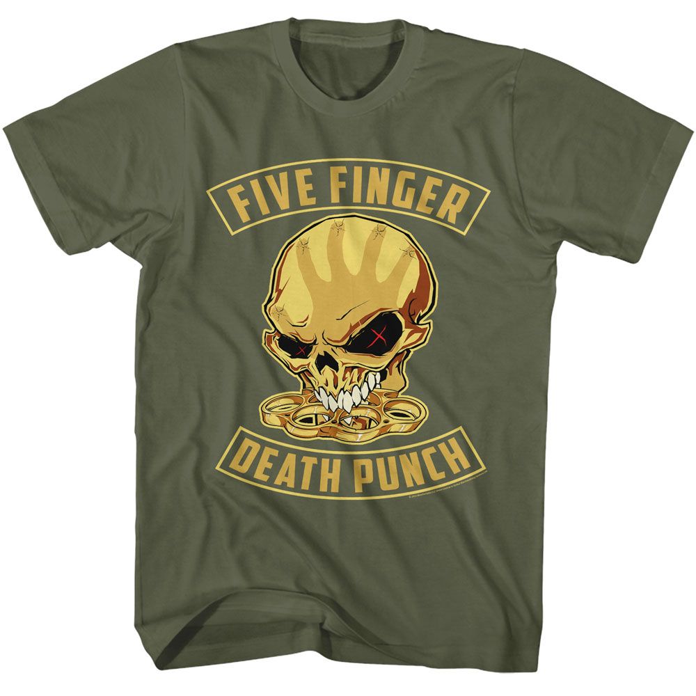 FIVE FINGER DEATH PUNCH - SKULL AND KNUCKLES SHIRT