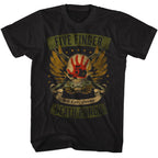 FIVE FINGER DEATH PUNCH - WINGED SKULL SHIRT