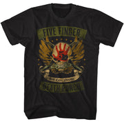 FIVE FINGER DEATH PUNCH - WINGED SKULL SHIRT