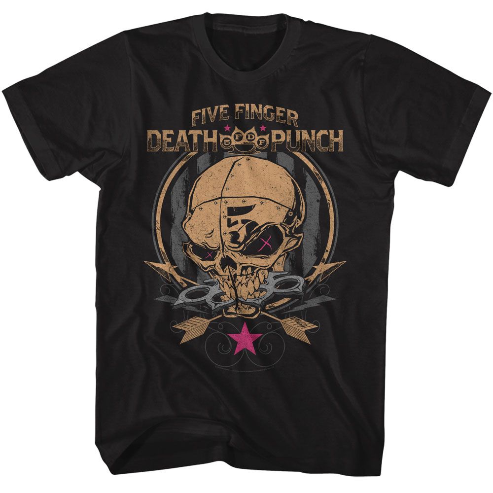 FIVE FINGER DEATH PUNCH - SKULL AND ARROWS SHIRT