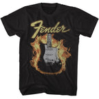 FENDER - FLAME GUITAR SHIRT