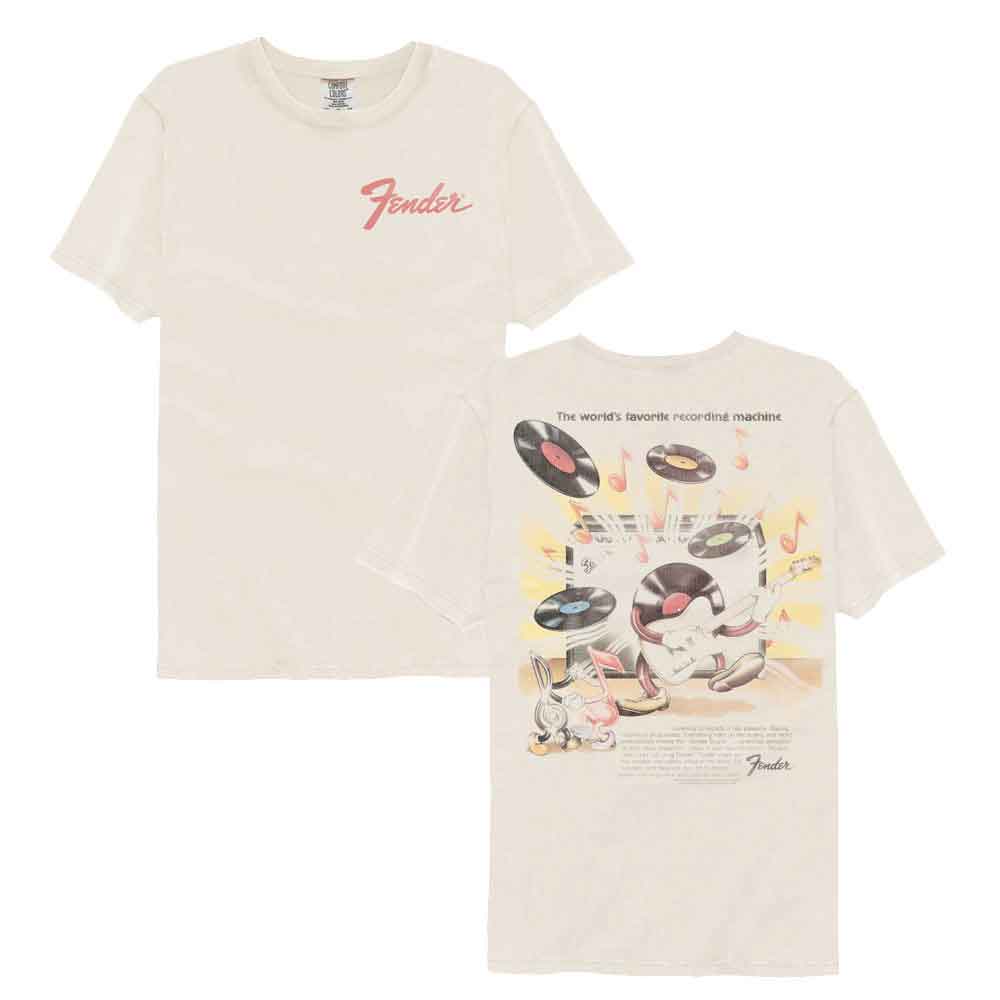 FENDER - 70S RECORD POSTER F B SHIRT