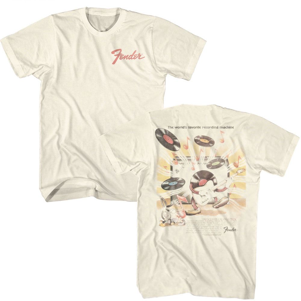 FENDER - 70S RECORD POSTER SHIRT