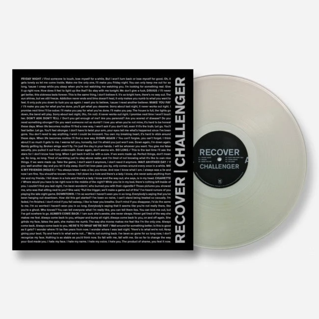 RECOVER 'CHALLENGER' LP - CLEAR