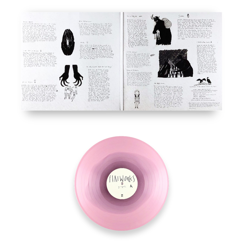 FIREWORKS'GOSPEL' LP - LTD. 300 - PINK/RED BLOB