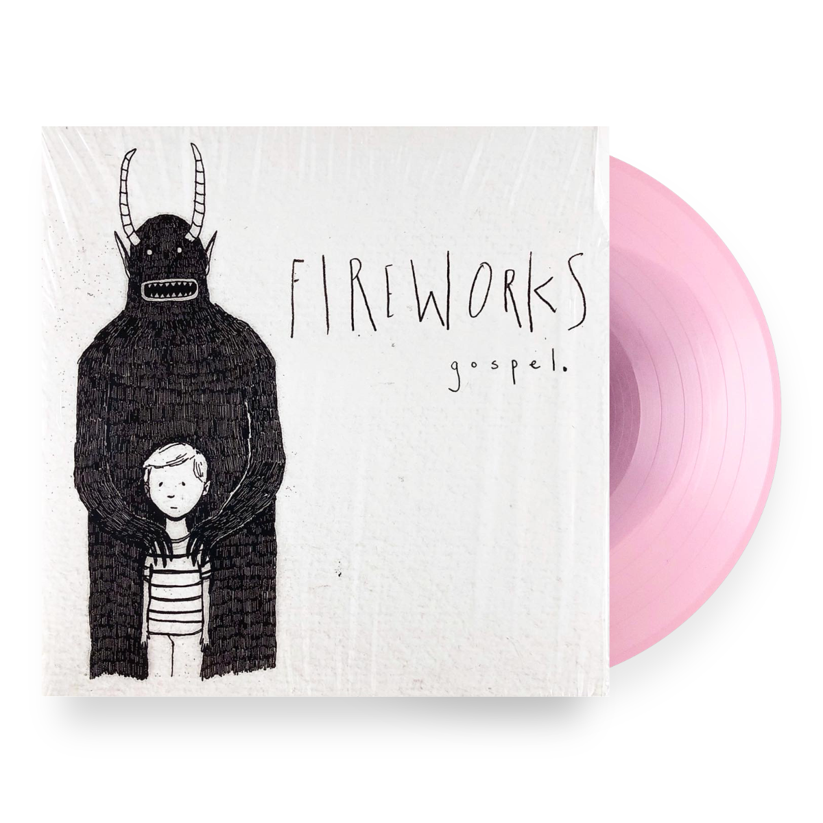 FIREWORKS'GOSPEL' LP - LTD. 300 - PINK/RED BLOB