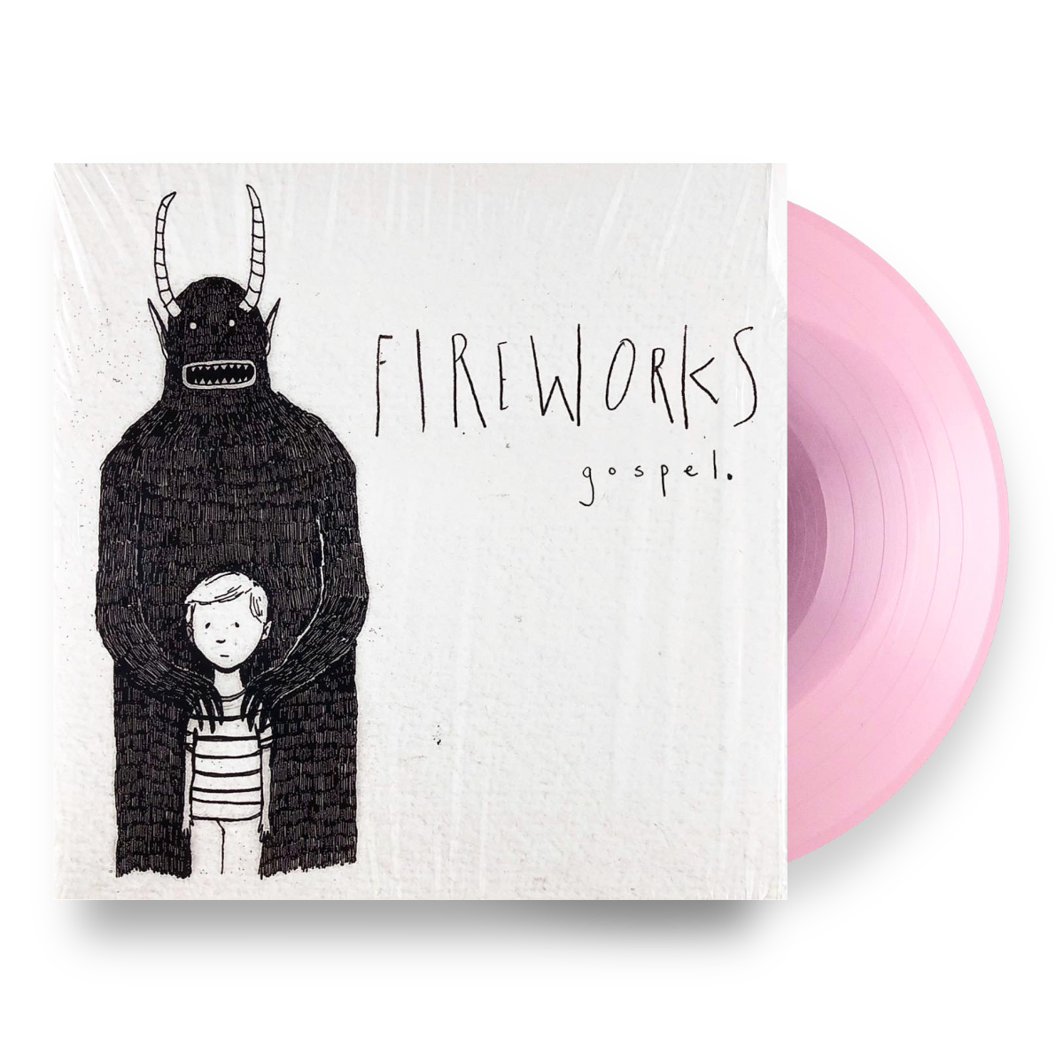 FIREWORKS'GOSPEL' LP - LTD. 300 - PINK/RED BLOB