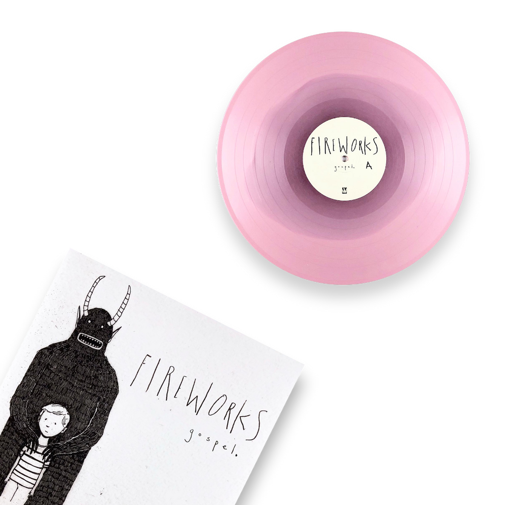 FIREWORKS'GOSPEL' LP - LTD. 300 - PINK/RED BLOB
