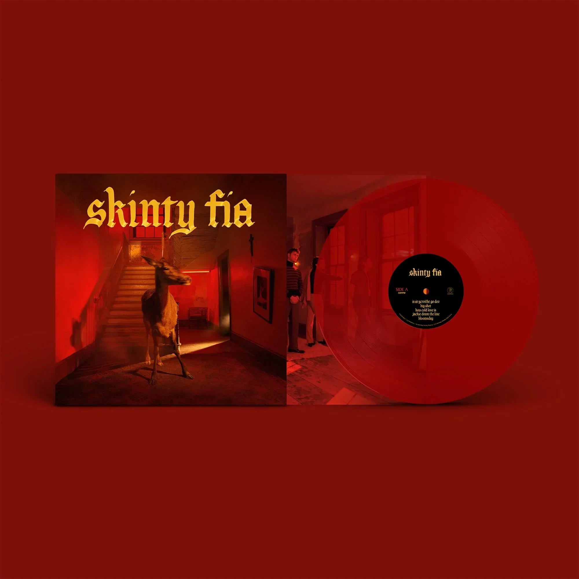 FONTAINES DC 'SKINTY FIA' LP - LTD. 750 - TRANSPARENT RED