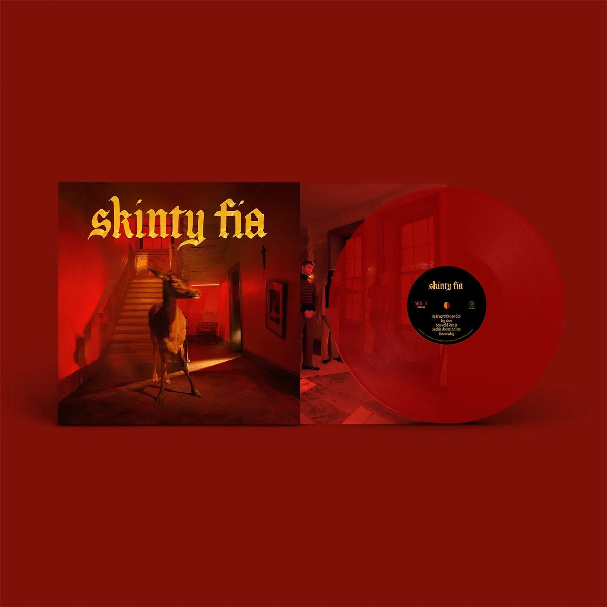 FONTAINES DC 'SKINTY FIA' LP - LTD. 750 - TRANSPARENT RED
