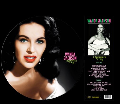WANDA JACKSON 'I REMEMBER ELVIS' LP - PINK