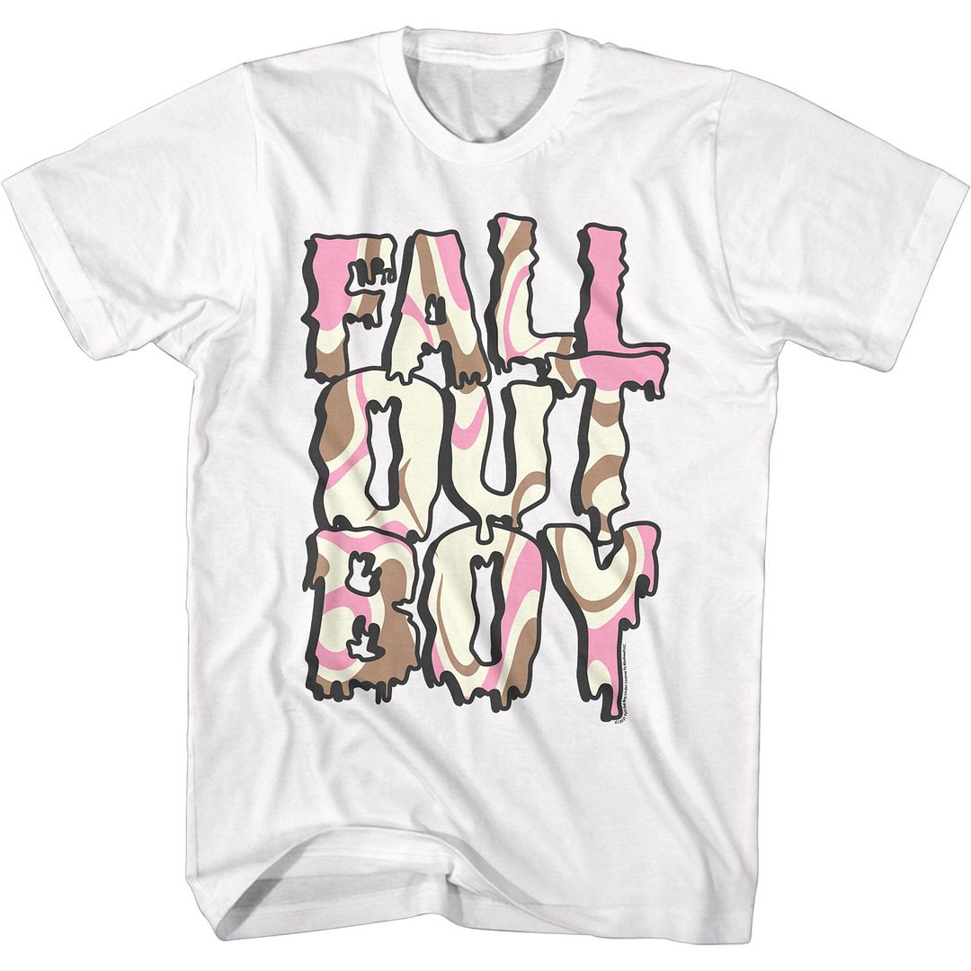FALL OUT BOY - NEAPOLITAN LOGO SHIRT