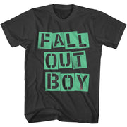 FALL OUT BOY - FOB CUTOUT LOGO SHIRT