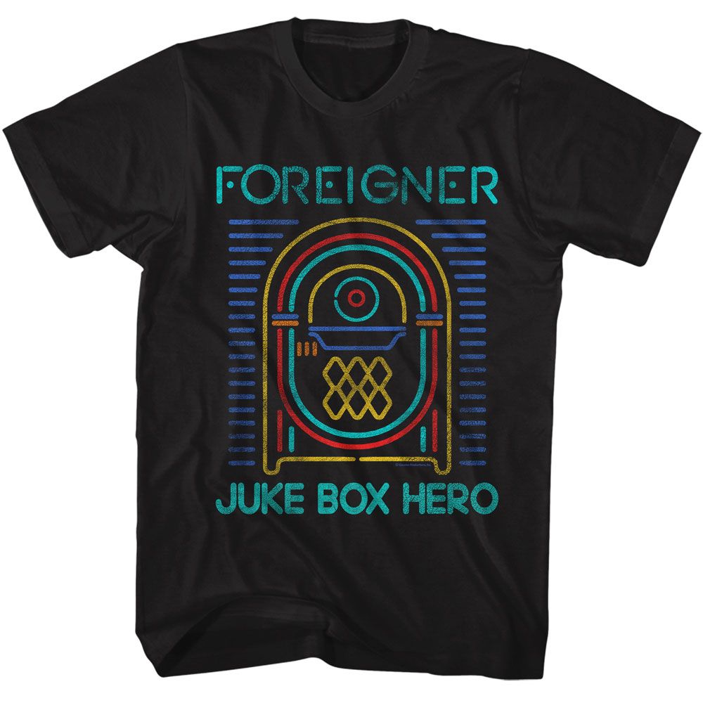 FOREIGNER - JUKE BOX HERO SHIRT