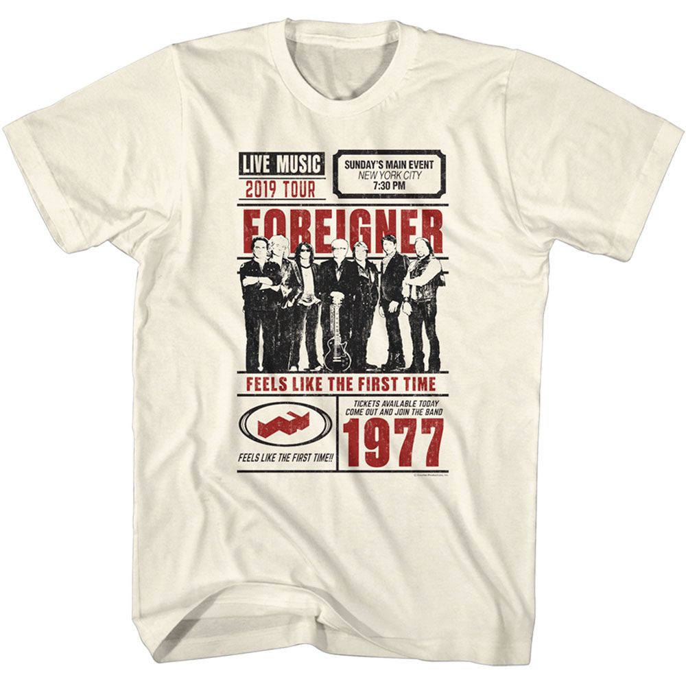 FOREIGNER - LIVE SHIRT