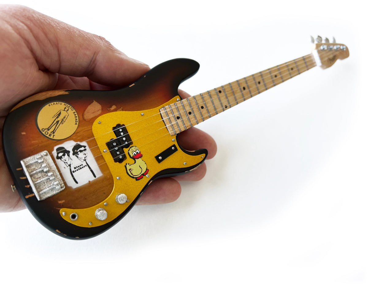DUCK DUNN ORIGINAL '59 FENDER' PRECISION BASS' DUCK BASS MINIATURE MODEL